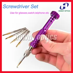 1pc colorful multi function screwdriver screw bits a kit glasses watch mobile phone repairing tool