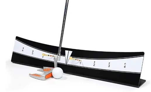 

Тренажер для гольфа Perfect Path на заводе 2025 г. Внутри вниз линии Короткая дорожка с Putter Arc 1
