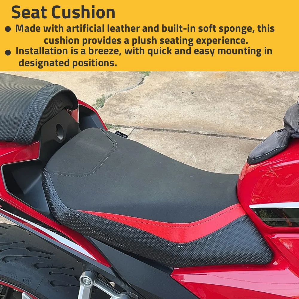 CBR400R CBR500R Front Seat Cushion Pad For Honda CBR 500R 2019-2024 Rider Driver Seat Cover CBR 400R 2022 Motorcycle Accessories