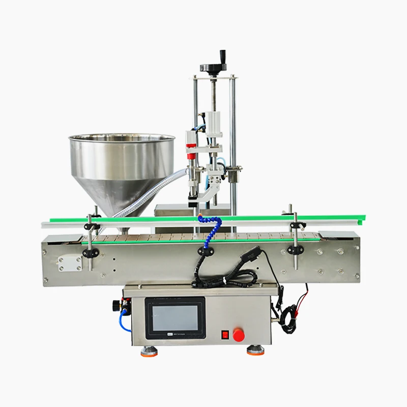 316 Gear Pump Bench Single Dive Head Filling Machine for Food Jams Cosmetics Cream and Pastes