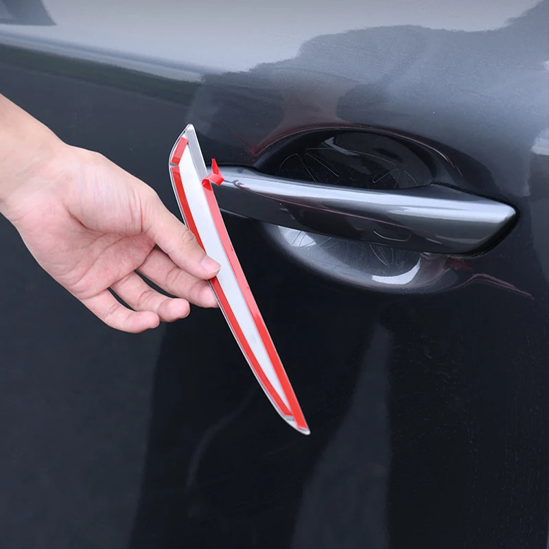 Car exterior handle decorative strip car exterior modification parts For Mazda 3 Axela BP 2019 2020 2021 2022 2023 2024 2025 view 4
