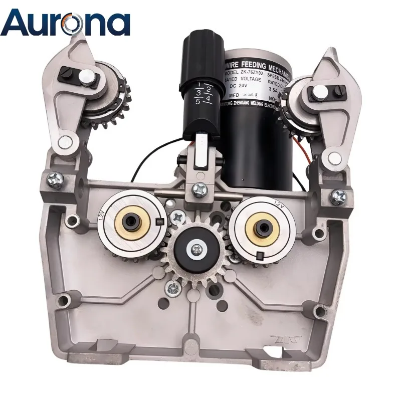 【Industrial】ZK-76ZY02 76ZY02 76ZY-02 DC 24V 42V EURO Style Double Drive Weld Feeder Assembly Wire Feeder Motor For  Welding M