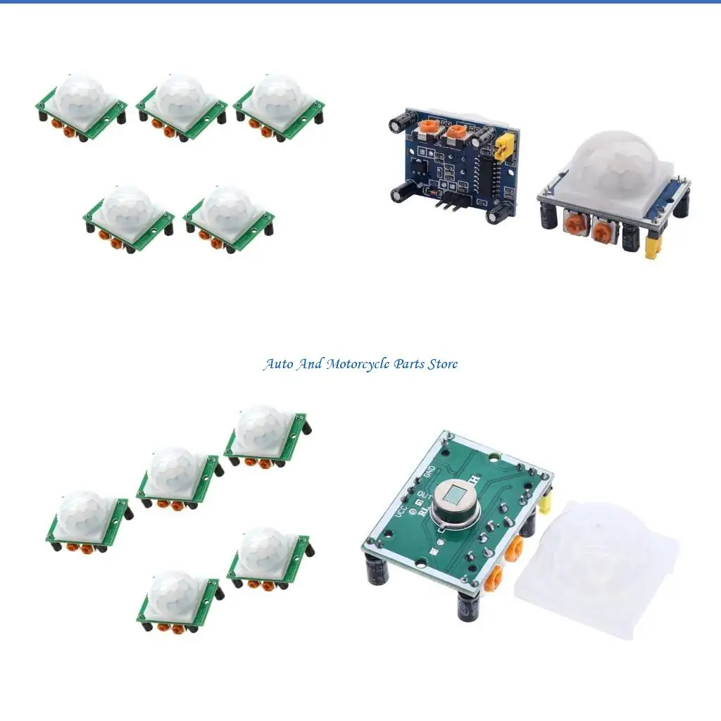 P9FD 5 Pieces Low Power Consumption PIR Motion Detector Modules SR501 Modules for & Raspberry