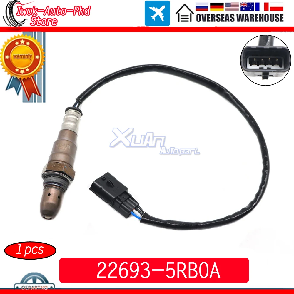 

XUAN Air Fuel Ratio Lambda O2 Oxygen Sensor 22693-5RB0A for Nissan Kicks Versa Note 1.6L Rogue 2.0 2016-2023 226935RB0A 234-9303