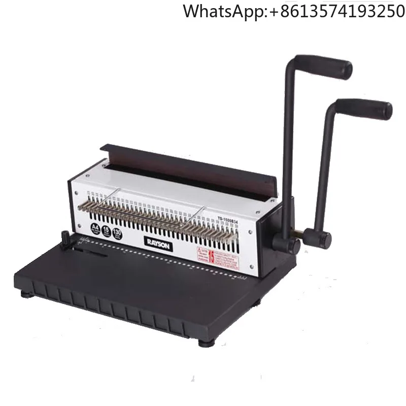 Double Coil 34 Blade A4 Desk Calendar Binding Machine Wholesale