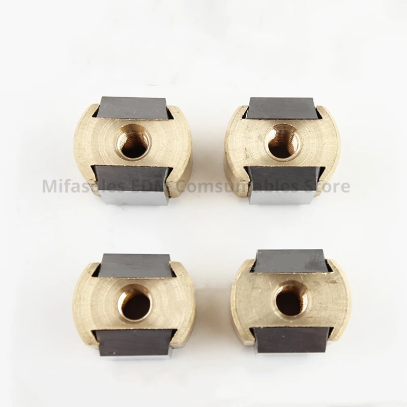 Good Quality Polished Carbide 21*14*18*5mm 28x20x19mm Conductive Block Power Feed Contact Block for CNC EDM Wire Cutting Machine