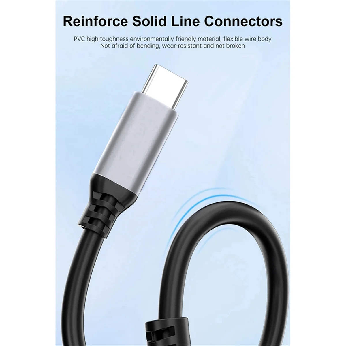 USB-C to Type C Converter for XREAL Nreal,Switch,StemDeck,Thunderbird Air Plus,Huawei Vision AR Glass Power Conversion_A02I