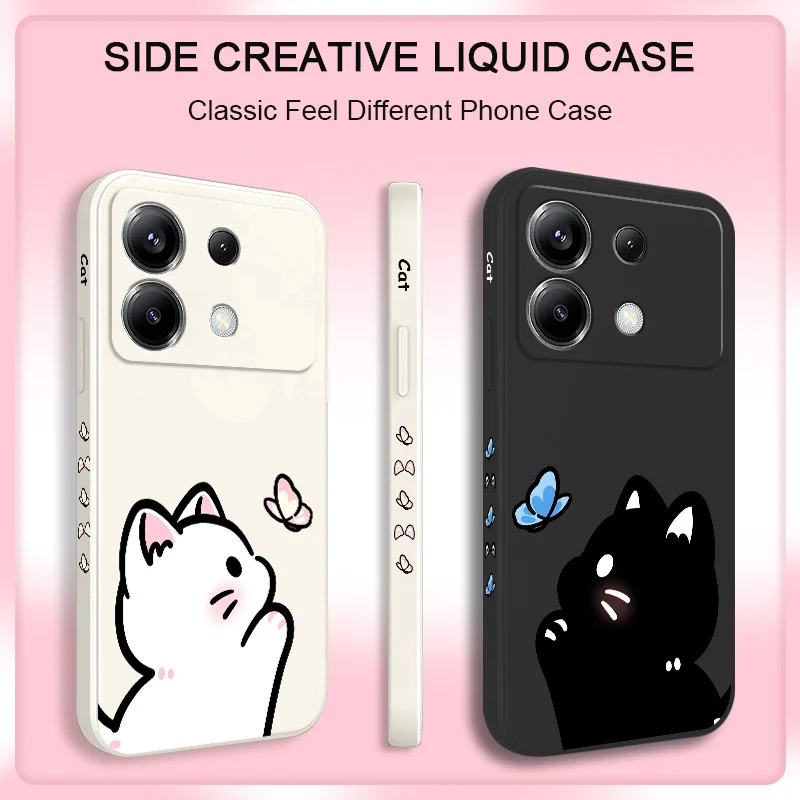 

Cat Sweet Dream Phone Case For Xiaomi Poco F7 X7 X6 F6 M6 M5 M5S F5 X5 F4 X4 M4 F3 M3 X3 Pro 4G 5G GT Silicone Cover