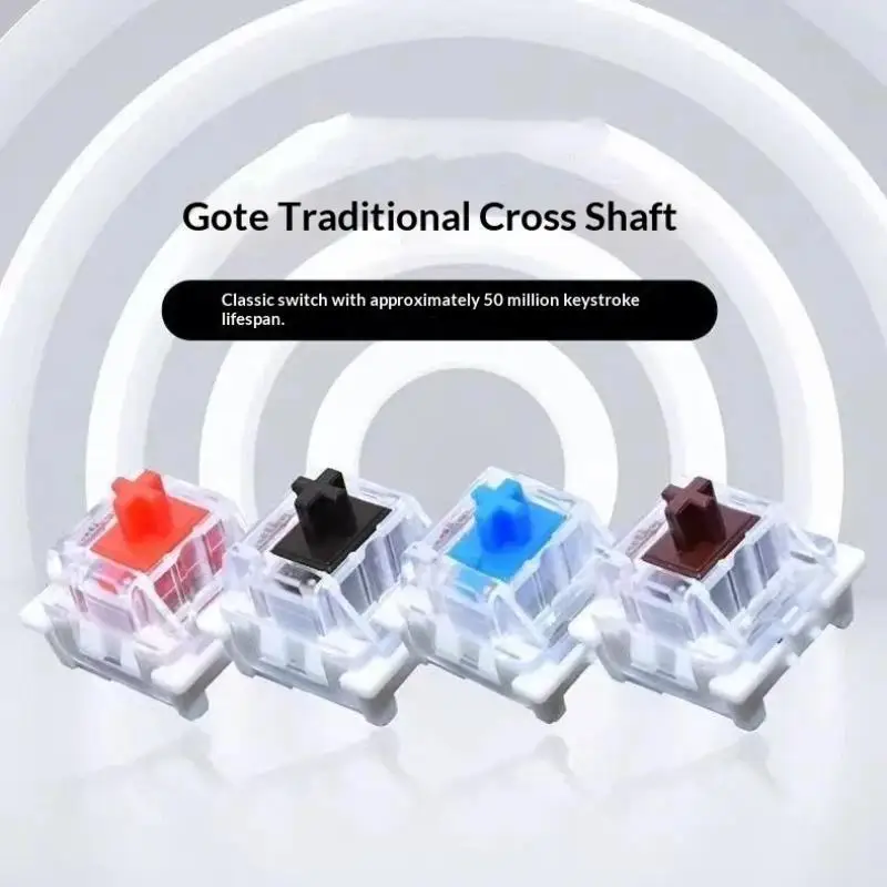 /KQM/Keyboard Switches With Clicky Feedback And Switch Puller For Mechanical Keyboard Building Gaming Typing Mechanical