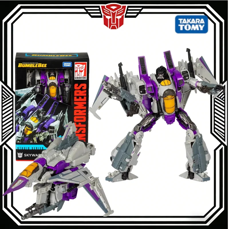 

In Stock Hasbro Studio Series V Class SS113 Skywarp Action Figure Gifts Toys Transformable Robot Anime Cartoon