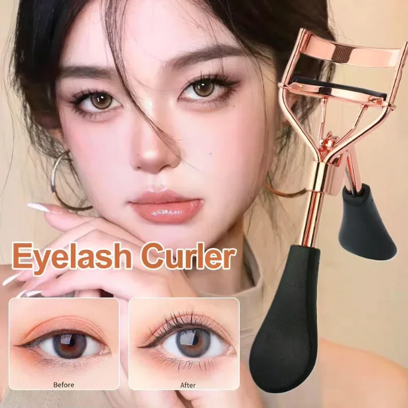/Kuz/Stainless Steel Curler Portable One-Step Lash Comfortable Grip Fits All Eye Shapes Eyelash With