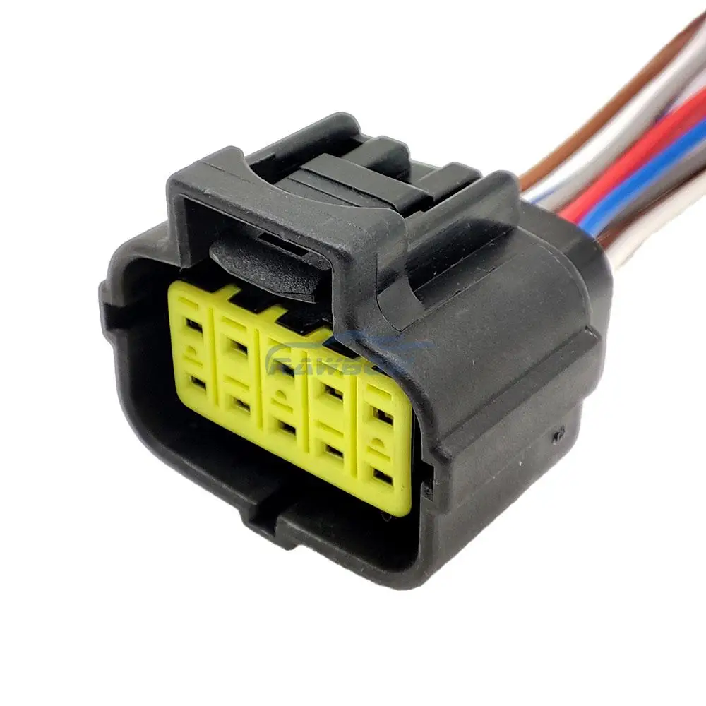 

1/5/10Set For 10 Pin Auto Lighting Wire Cable Harness Electrcal Connector Pigtail 174661-2 368537-1 0090-764 For Volkswagen