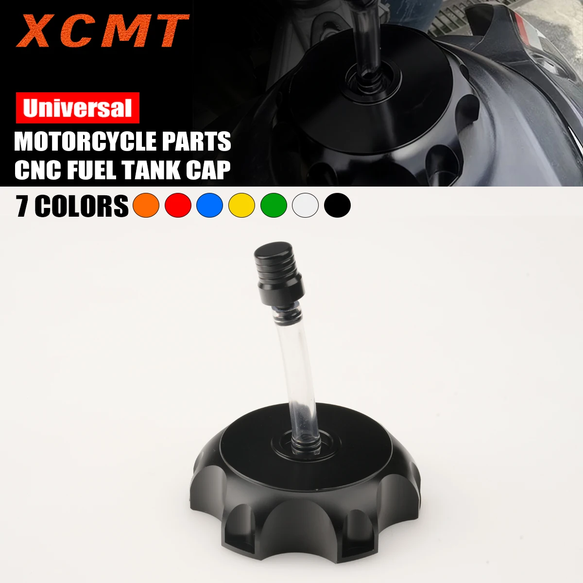 

Motorcycle Accessories 50mm CNC Fuel Tank Cap Universal Motorcycle Cover 50-190cc ATV For KTM Yamaha Honda Kawasaki Suzuki