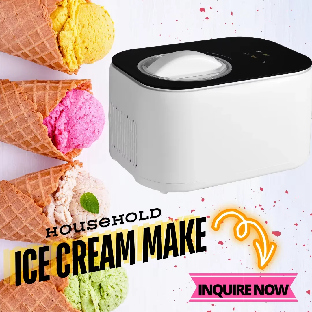 Touch Screen Control ETL Ice Cream Maker