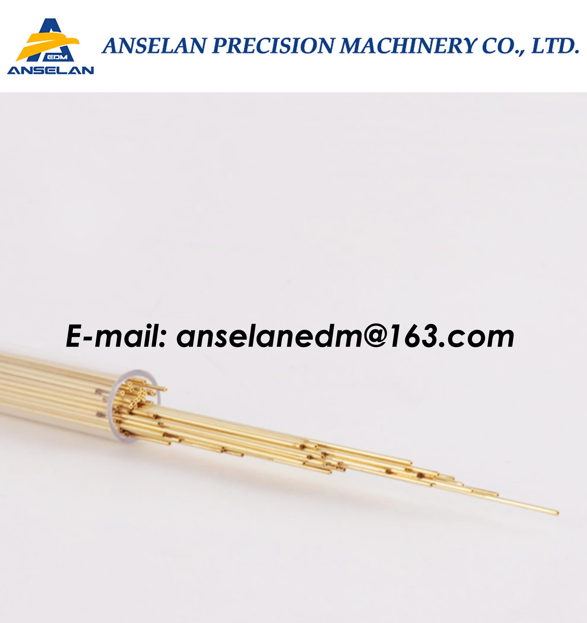 (100PCS/LOT) 0.65x400MM EDM Brass Tube Single Hole, Brass EDM Tubing Electrode Tube Single Channel, Diameter 0.65mm, 400mm Long