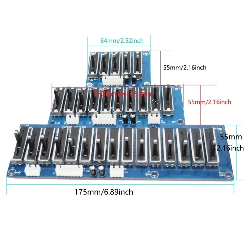EQ Equalizer Stage Professional Tone Preamplifier Amplifier Board 5/10/15 Road Preamp Stereo Adjustable Frequency 35HZ 70HZ-20KH