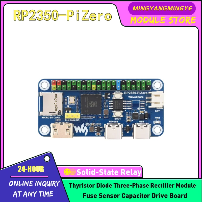 RP2350 PiZero development board Pico2 onboard DVI/SD card slot Type-C IN STOCK NEW