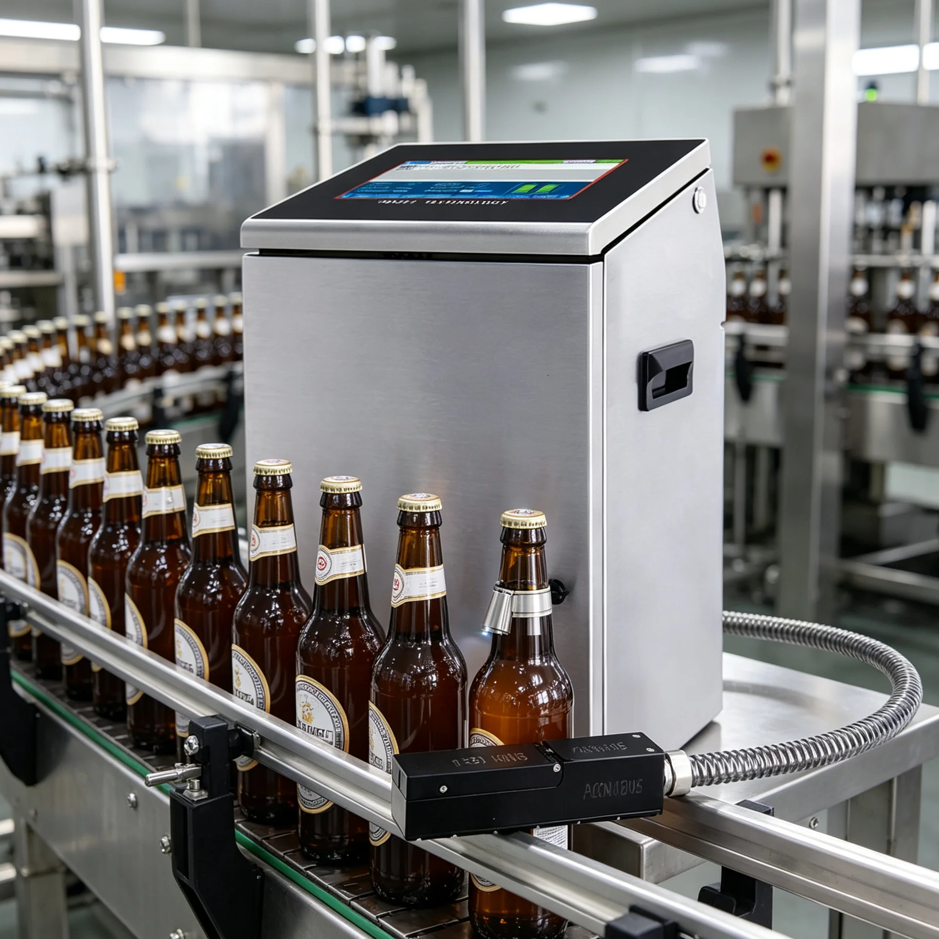 High-speed Docod M2000 Industrial Batch Cable Coding Machine Cij Small Character Continuous Inkjet Printer for Expiry Date