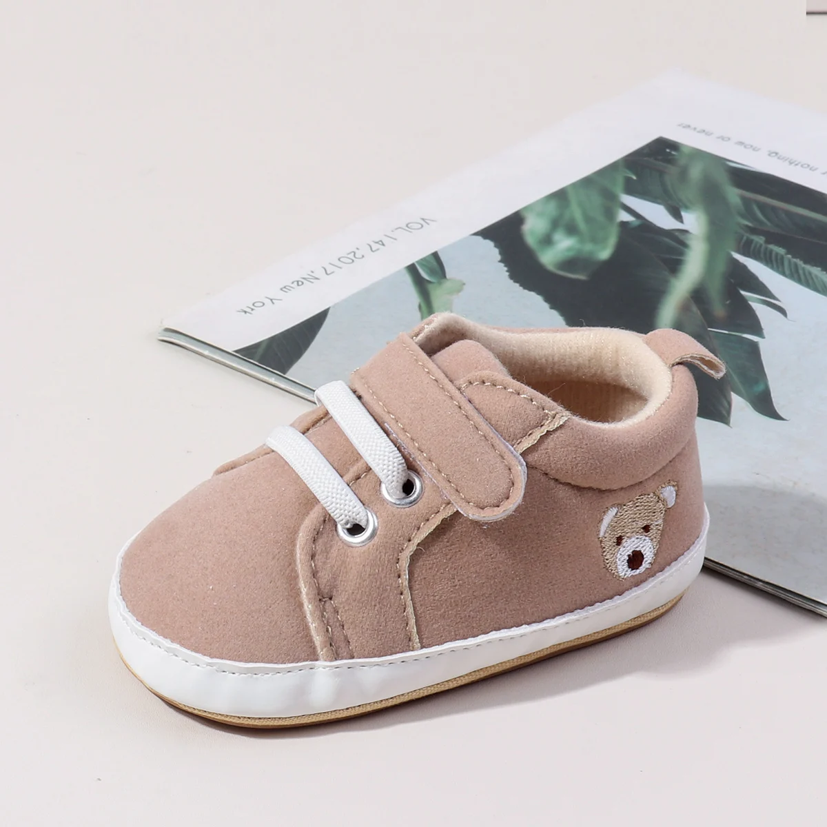 2025 حار بيع الوليد بيبي بوي وفتاة الأولى المشي حذاء كاجوال في الهواء الطلق المضادة للانزلاق TPR باطن للطفل للجنسين حذاء طفل صغير #2