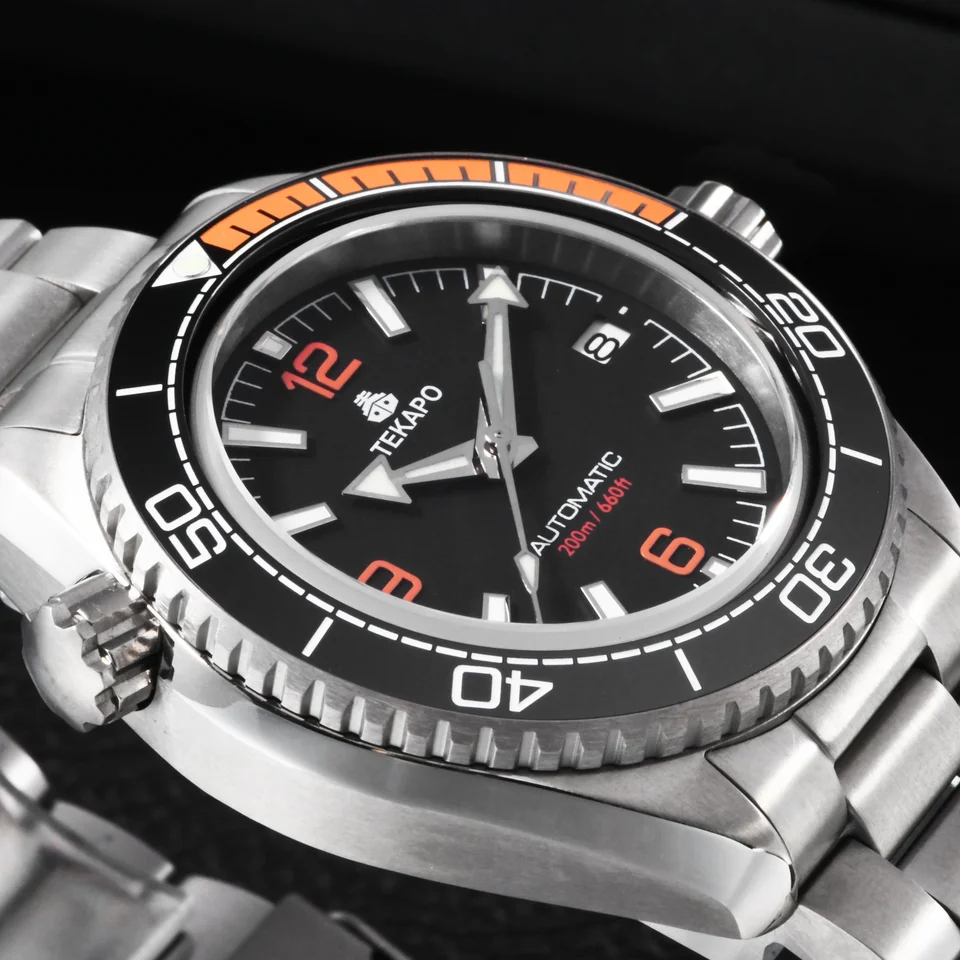 TEKAPO Brand T5 With Helium Valve Titanium Diving Watch Mechanical