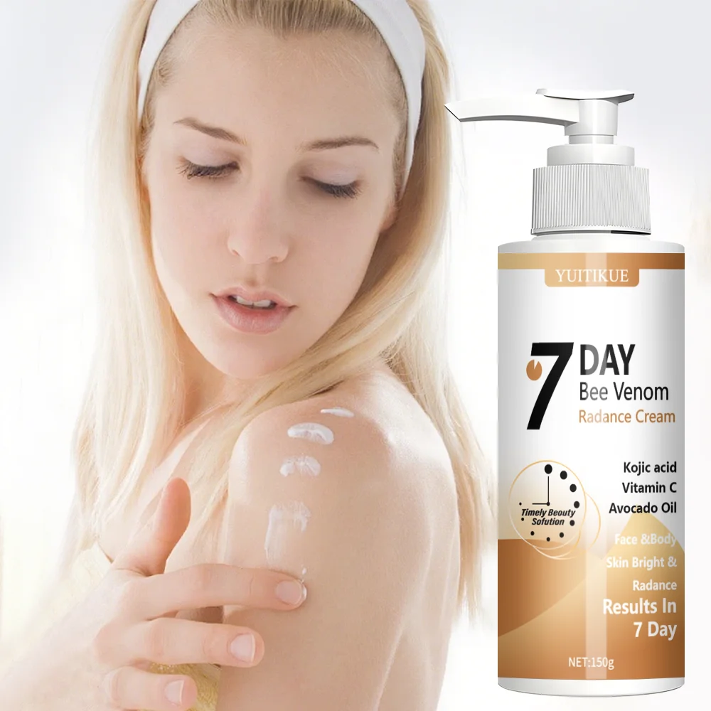 7-Day Bee Venom Body Makeup Cream 150g - Instant Tone-Up & Brightening, for Underarms, Knees, Elbows & More, Radiance in 1 Week