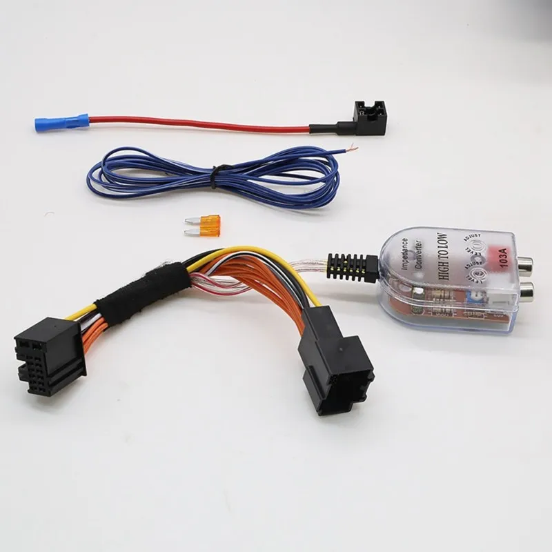 For Captiva Compatible Radio Wiring Harness Kit Built-In Bass Amplifier Module