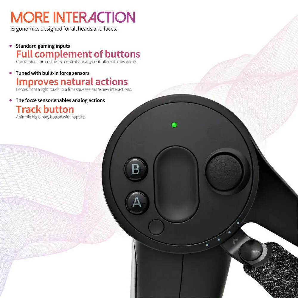 VR controller steamVR gamepad, compatible with HTC Vive/Vave Pro, suitable for valves, full VR set headset