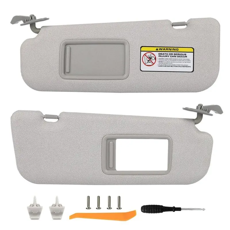 NEW HOT In Stock-For Avante MD/Elantra MD 2011-2013 Compatible 1 Pair Sun Visor L+ R Sunvisor Parts 85210-3X040-TX 85220