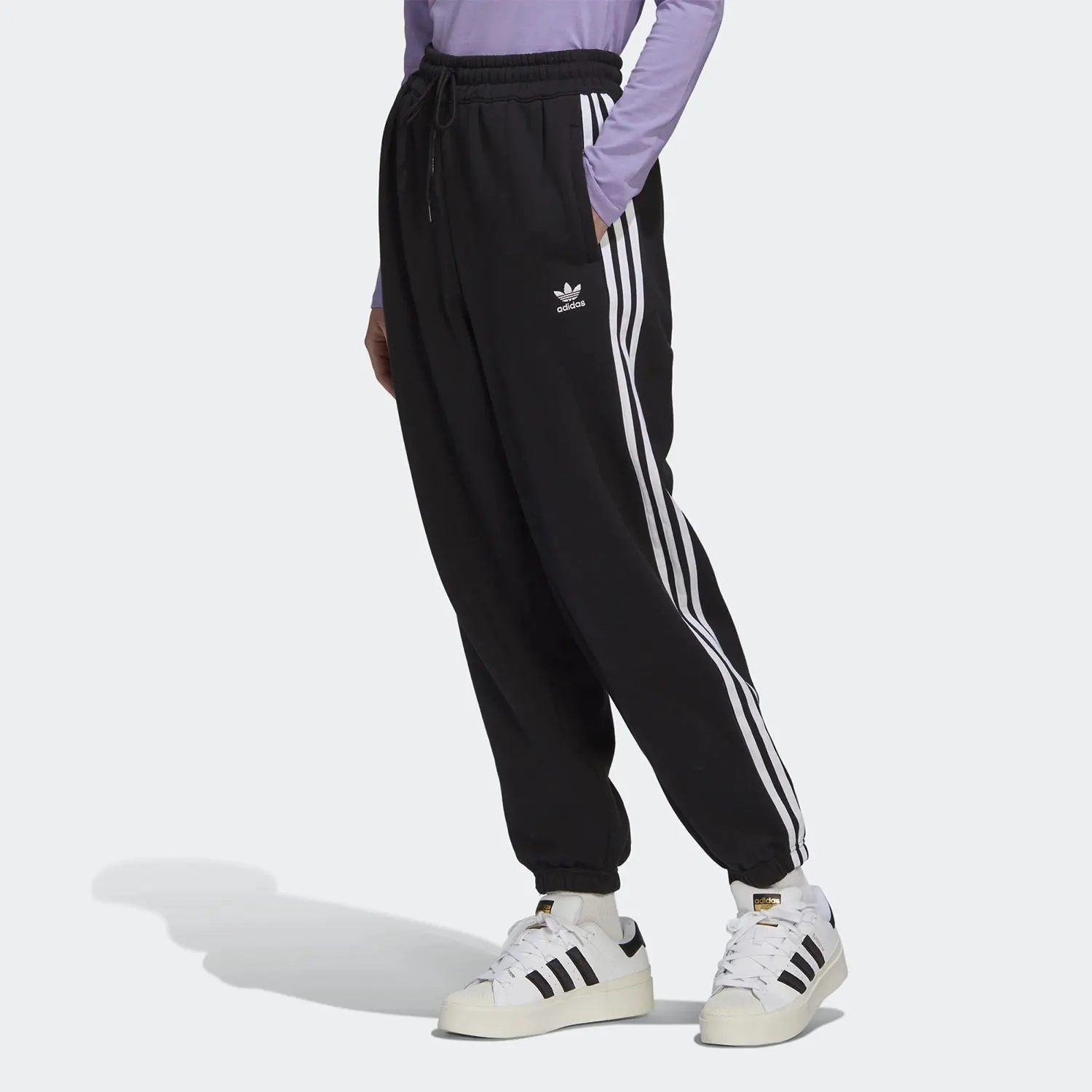 Adidas Original Trefoil New Damen-Strick-Sport-Jogginghose HM2143
