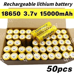 100% High Quality and Large Capacity 3.7V 18650 15000mAh High Capacity Batteries Li-ion Lithium Battery for Flashlight Battery