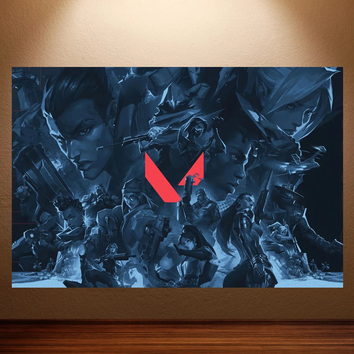 Valorant Anime Game Character Wall Art Poster Cool Sci-Fi Fantasy Beauty Decor HD Print Canvas Painting for Room Home Decoration