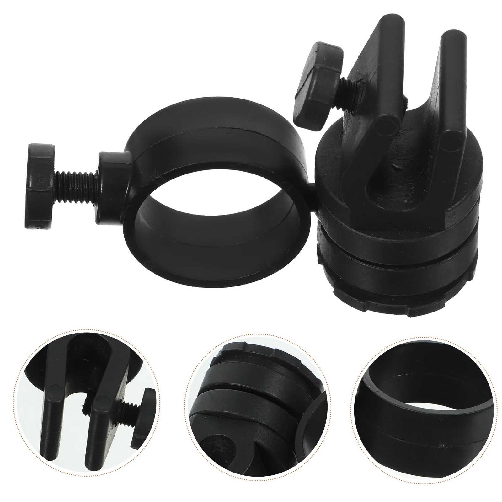 Head Light Hard Hat Clip Diameter 21-28mm Compatible Easy Install Durable Firefighter Inspection Maintenance