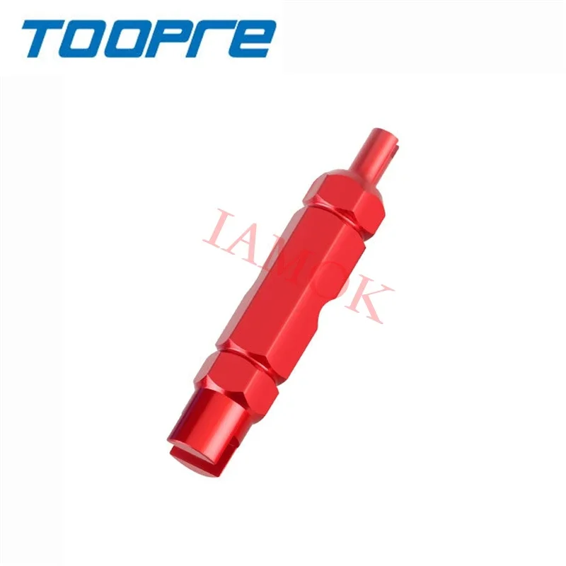 

TOOPRE Mountain Bike Ultra Light Colour 8.2g 3 in 1 Valve Disassembly Tool Iamok Aluminium Alloy Valves Wrench Bicycle Parts