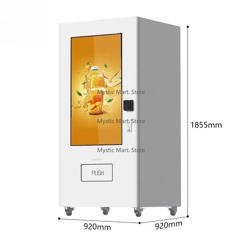 TSnack And Drink Combo Vending Machine 24H Commercial Self-Service Dispenser Supports Card & Cash Payments