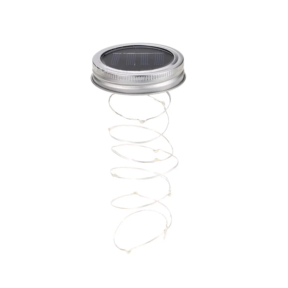 

Bottle Cap String Lights Led Solar for outside Post Colorful Fairy Outdoor Garden