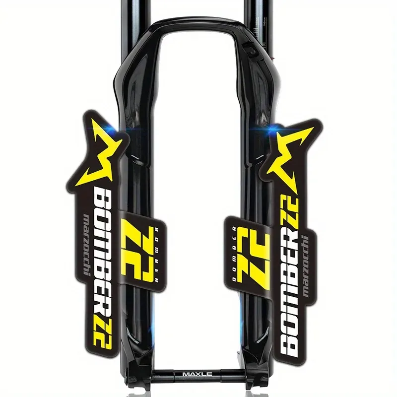 Adesivo decorativo para bicicleta de montanha, 2 peças/folha, 2020 marzocchi BOMBER z2, adesivo para garfo dianteiro.