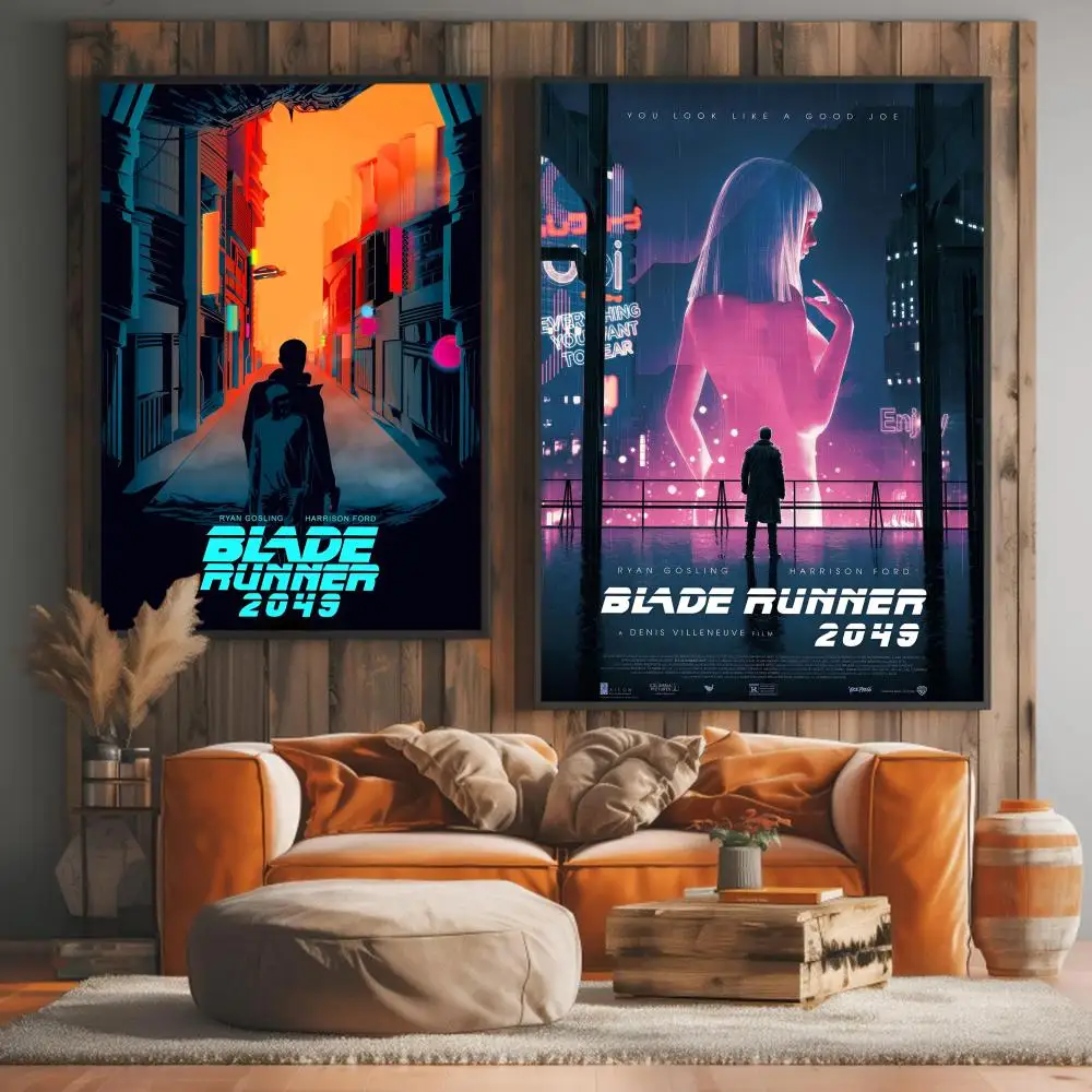 Classic Movie Blade Runner 2049 Poster Premium PP Wall Decal - Peel & Stick, HD Print, Waterproof Home Decor