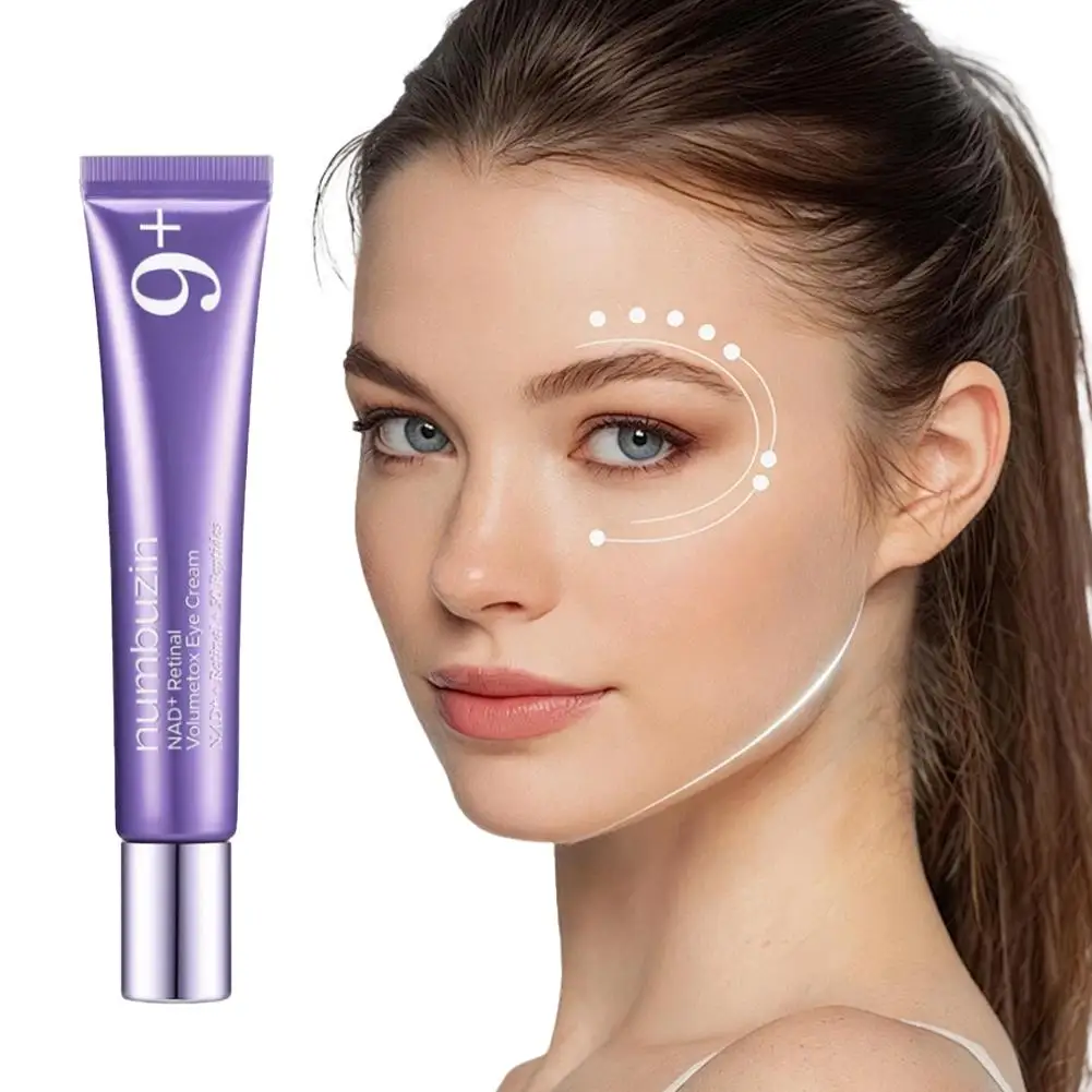 Numbuzin No.9 NAD+ Retinal Volumetox Eye Cream Moisturizing Brightening Firming Under For Dark Circles Wrinkles Puffiness