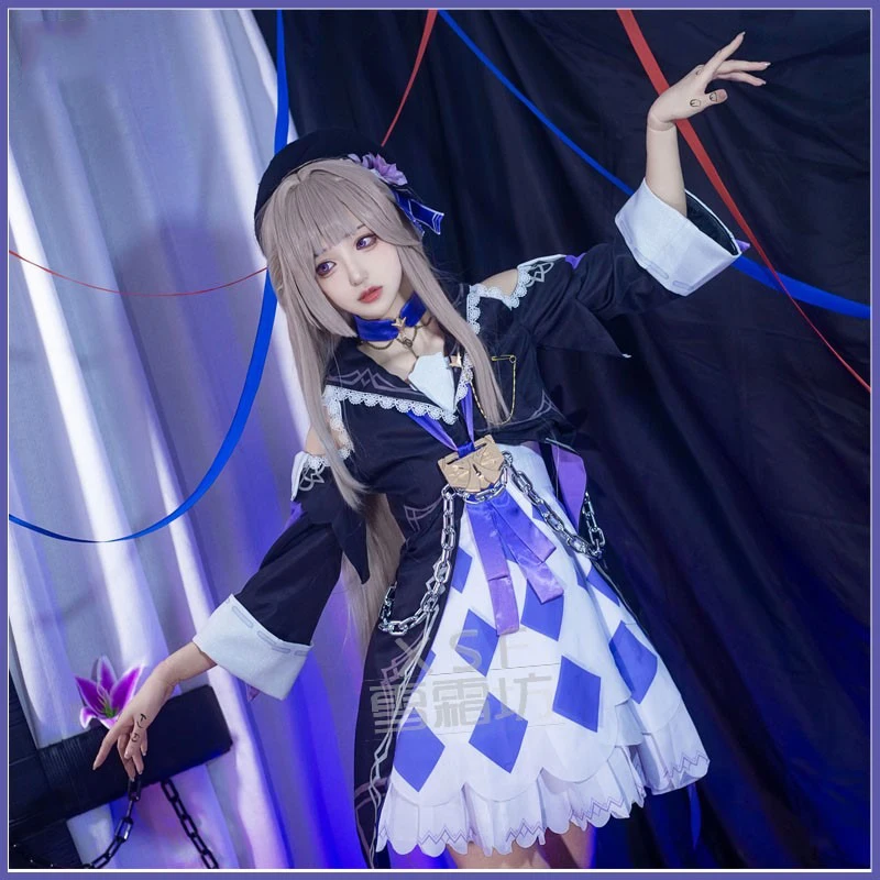 

Herta Cosplay Costume Game Honkai Star Rail Cosplay Herta Elegant Lovely Dress High heel Boots Halloween Carnival Party Uniform