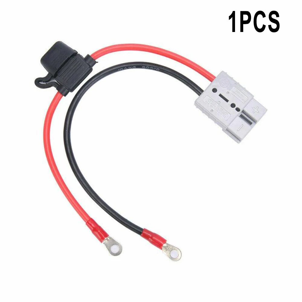 10AWG 50Amp Power Connector Double Pole Forklift Conductive Charger Battery High Current Car For Anderson Plug Lead To Lug M8