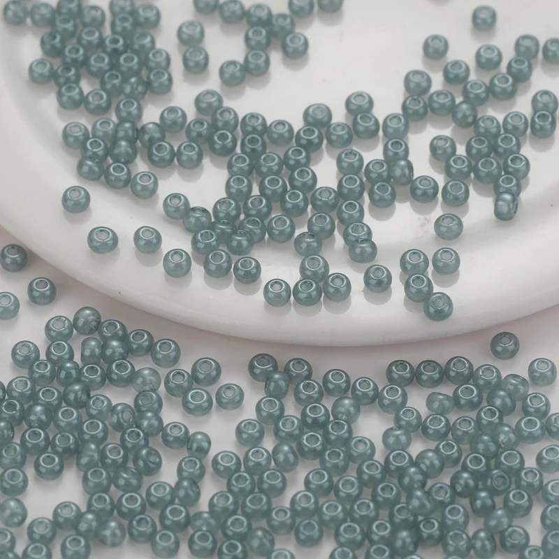 450 Pieces 3.0MM Round Seed Beads Boho Style Loose Beads For DIY Handwork Beading Jewelry 15grams/bag