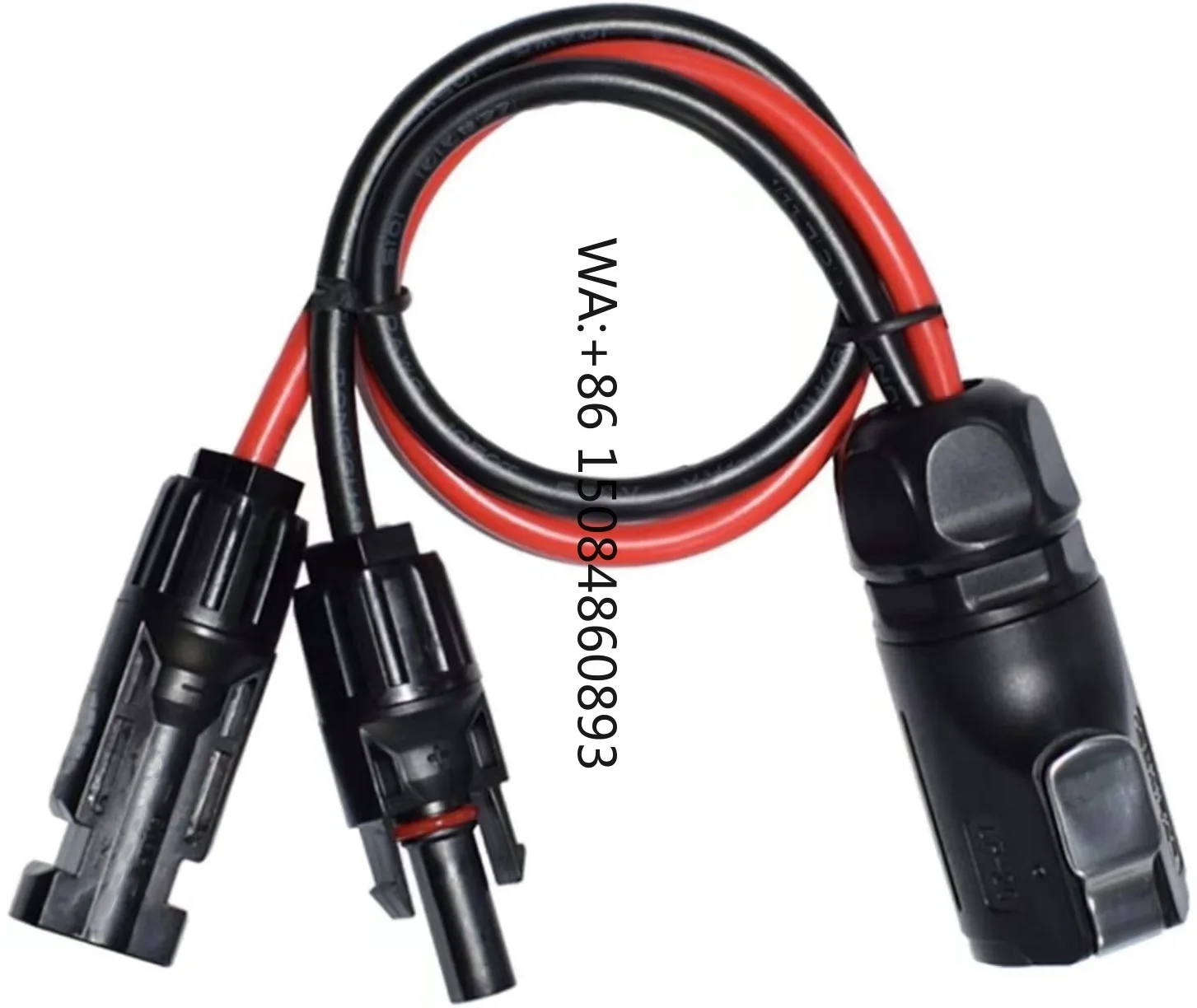 2Pin SAE Female to MC Plug Industrial Circular Extension Cable, Cross-spec Conversion Accessories for Portable Solar Suitcase Pa