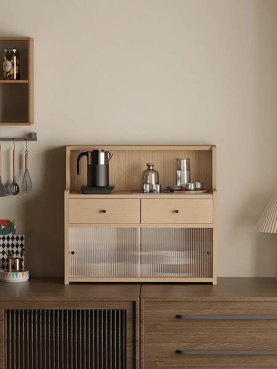 

Multifunctional Kitchen Storage Cabinet with Drawers for Tabletop Organizer in Living Room