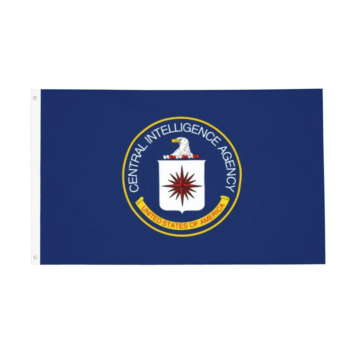 

CIA USA Central Intelligence Agency Polyester Flag Decor 3x5FT Polyester Material Decorative Fade Resistant Flowy Bright