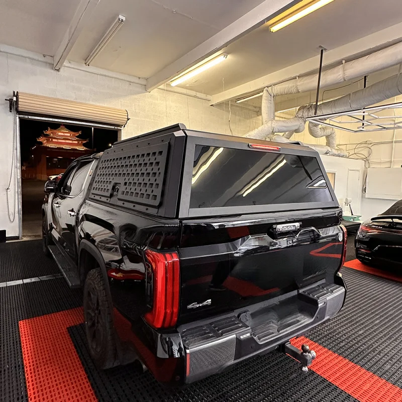 High Quality Aluminium Pickup Canopy Camper Hardtop Truck Topper Bed Cap For Tundra 2023-2025