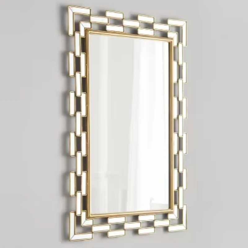 Factory wholesale various shapes of classic mosaic mirrors, used as decorative mirrors, wall decoration, sofa decoration,