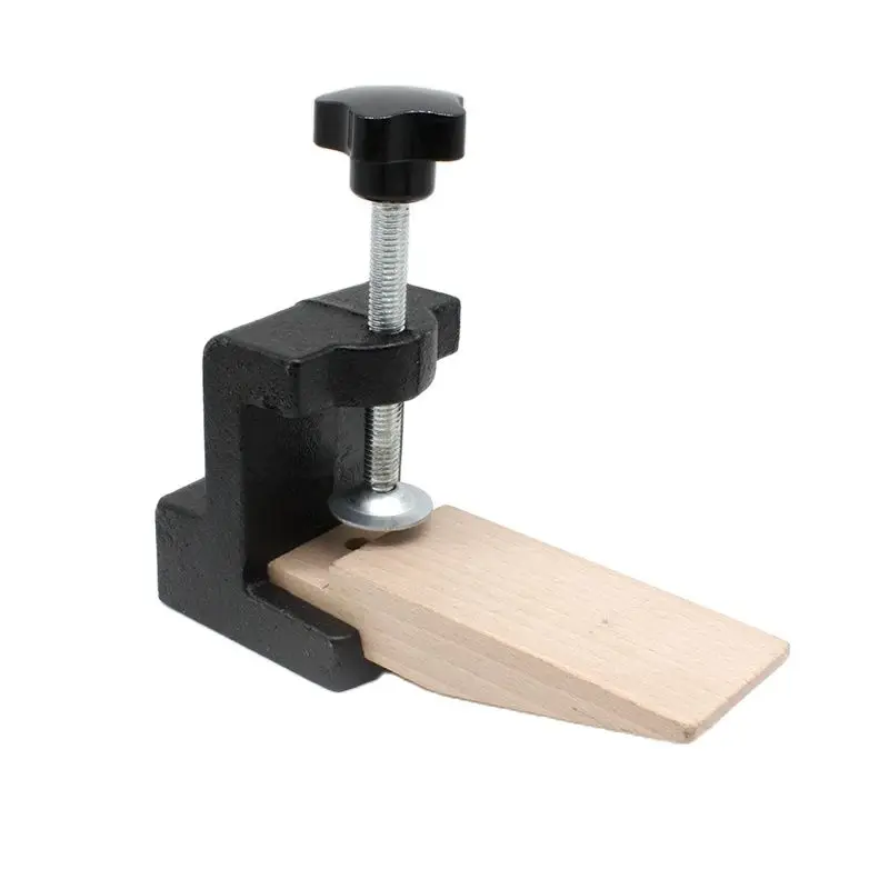 Table Vise Clip Set Bench Clamp with Wooden Pin Jewelry Making Diamond Stone Setting Tools