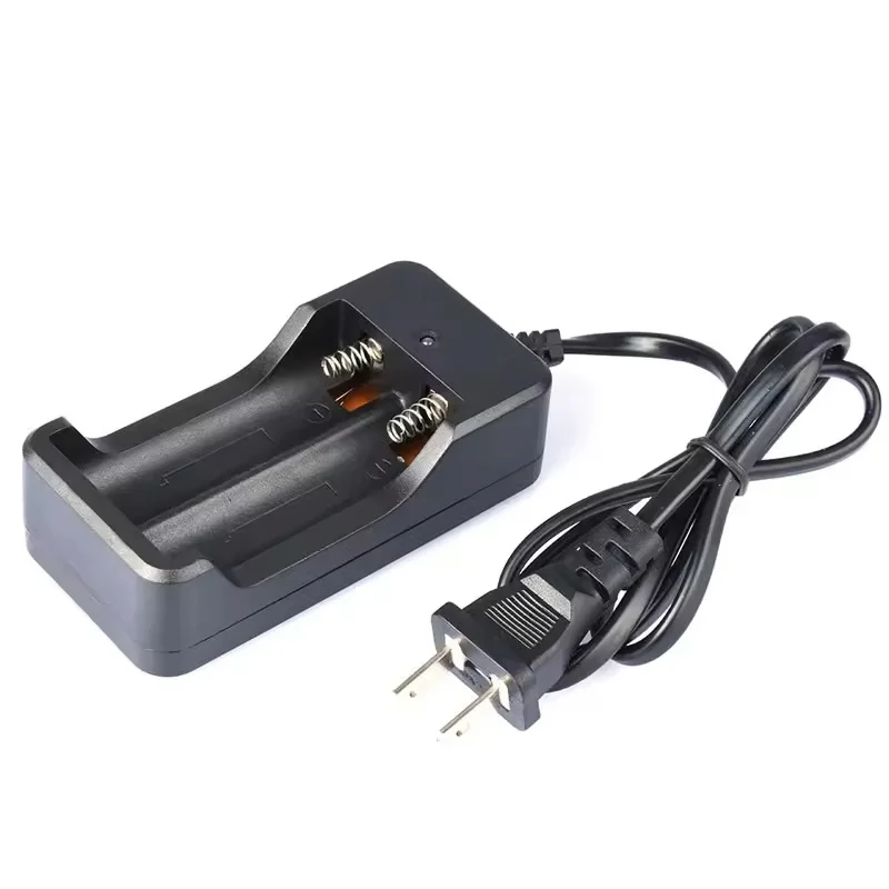 18650 Battery Charger 110V 240V Dual Slot 18650 Charging 4.7V Rechargeable Lithium Battery Charger For 14500 16340 18650 26650