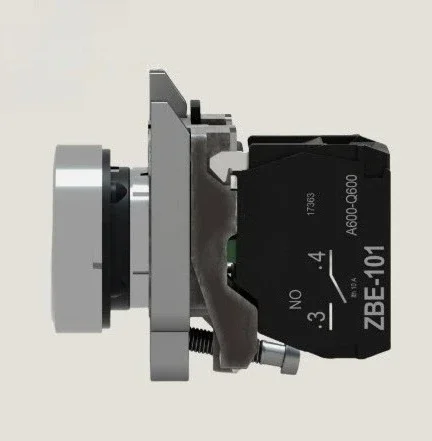Brand New 1PCS XB4BA3341 Ø22 White Button - Flat Head Reset - 1NO Fast Delivery