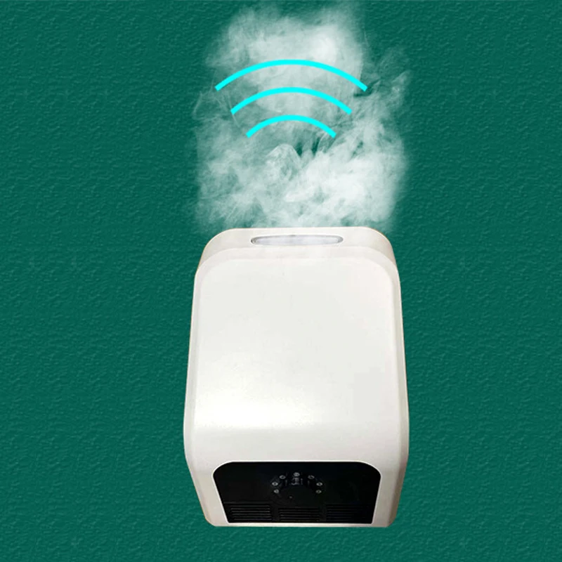 Humidificador comercial, humidificador de aire ultrasónico con pulverizador montado en la pared, conectar al grifo de agua, purificador de aire, difusor, generador de niebla